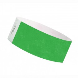 Braccialetti identificativi 2,5 cm - TYVEK VERDE LIME