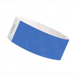 Braccialetti identificativi- BLU - TYVEK 25mm