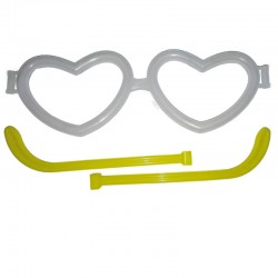 25 montature occhiali a cuore accesi