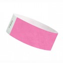 Braccialetti identificativi- ROSA DAY GLOW - TYVEK 25mm