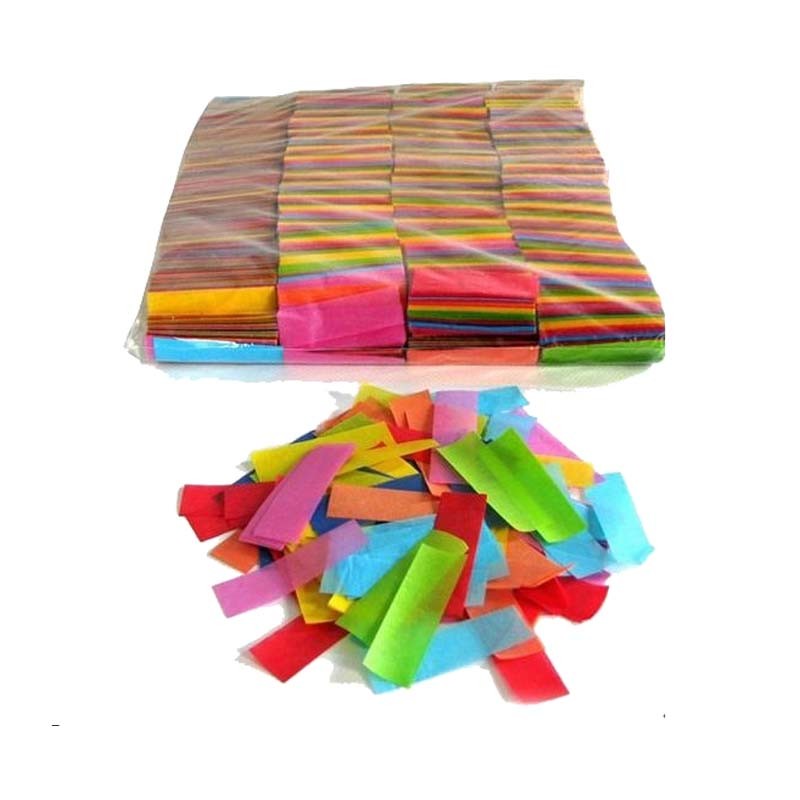 coriandoli colorati in confezione da un kg - multicolor