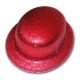 Bombetta glitter - ROSSO