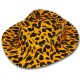 Cappello Cowboy arancio leopardato