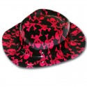 Cappello Cowboy NERO - TESCHI ROSSI