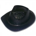 Cappello Cowboy glitter - NERO