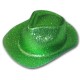 Cappello cowboy glitter - Verde